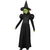 Funidelia | Costume della Malvagia Strega dell'Ovest - Il Mago di Oz per bambina - Costume per Bambini e accessori per Feste, Carnevale e Halloween - Nero