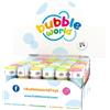 Bubble World Bolle di Sapone classiche - 36 Pezzi 60ml Regalini Fine Festa Compleanno Bambini Gadget Invitati. con Gioco Labirinto sul Tappo - Made in Italy
