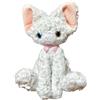 TOPLITHE Carino Devon Rex Gatto Di Peluche, Bambola Gatto Nero Animali Di Peluche Peluche For Bambini Adulti Compleanno Natale(BLUE)
