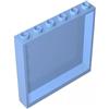 XYEIUGO GDS-773 59349 Pannello 1x6x5, Blu chiaro acceso, 10 pezzi | Compatibile con LEGO 59349. Per completare set e creare modelli MOC o fai-da-te