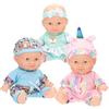 COLORBABY Colorbaby's - Set di 3 bambole per bambini, misura 20 cm, corpo rigido, articolato, con cappelli o fasce, set simbolico per ragazze e ragazzi, dai 2 anni (39342)