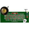 PALUPLUS Set da Casinò Completo con Roulette da 30 cm, Panno Verde da 80x30,5 cm, 1 Mazzo di 54 Carte, 60 Fiches e Rastrello, kit da tavola per serate in famiglia e feste -9303C -1,37