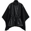 Desigual Sciarpa Donna Nero One Size