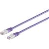 S-CONN maximum connectivity Cavo patch, categoria 5e, schermato (SF/UTP), colore viola, lunghezza 2,0 metri