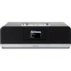 Lustrens Altoparlanti multifunzione con radio internet e Bluetooth, colore grigio argento