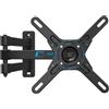 Lustrens Supporto a muro per TV, braccio lungo, per schermi da 17-42 pollici, compatibile con standard VESA fino a 200x200, capacità massima di carico: 15 kg