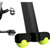 Lustrens Supporti per rulli per cyclette da indoor, con adattatore portatile e 2 palline da tennis