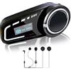 Lustrens Sistema di comunicazione per motociclette, auricolare Bluetooth con radio FM, portata di 1000 metri