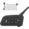 Lustrens Auricolare Bluetooth per arbitri di calcio, con radio FM e cancellazione del rumore CVC