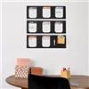 FERFLEX - Ardesia magnetica- Planning settimanale EN - Ardesia cancellabile - Decorazione domestica - Set di 8 lavagne fornite con feltro nero cancellabile a secco