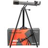 Levenhuk Kelvin Nova PLUS 90/660 Fototelescopio per Smartphone | Telescopio per Adulti Rifrattore e Cannocchiale Terrestre Montatura Altazimutale Pianeti del Sistema Solare Oggetti Terrestri