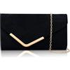 Larcenciel Pochette Donna, Lucide Paillettes Borse da Sera Argento Nero Oro Rosa