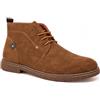 Evoga Scarpe polacchine uomo scamosciate calzature inglesine casual eleganti