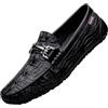 CZHIHANEG Mocassini da Uomo Scarpe Traspiranti Casual Mocassini in Pelle Fatti a Mano Slip On Driving Business Shoes38-49 EU