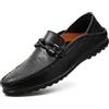 CZHIHANEG Mocassini da Uomo Scarpe Traspiranti Casual Mocassini in Pelle Fatti a Mano Slip On Driving Business Shoes38-49 EU