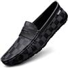 CZHIHANEG Mocassini da Uomo Scarpe Traspiranti Casual Mocassini in Pelle Fatti a Mano Slip On Driving Business Shoes38-49 EU