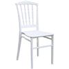 milani home MilaniHome.it - Sedia in plastica polipropilene bianco per interno ed esterno stile vintage