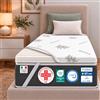 Kiby® Topper Singolo Memory Foam 80 x190 alto 5 CM | Correttore Materasso Morbido [DISPOSITIVO MEDICO Detraibile]