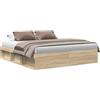 vidaXL Giroletto Rovere Sonoma 180x200 cm Super King
