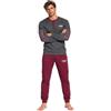Pyrex Pigiama Uomo Invernale Caldo Cotone Interlock Lungo Manica Lunga | Set Maglia e Pantalone, Maglia Doppia Traspirante, Fondo con Polsino, Elastico Morbido, Taglie M-XXL, Scatola Nera