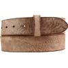 BELTINGER Cintura intercambiabile in morbido pelle bovina pieno fiore look vissuto senza fibbia 4 cm | cintura con bottoni a pressione per donna e uomo 40mm | look vintage