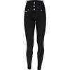 FREDDY Pantaloni Push Up WR.UP Donna Vita Alta Tessuto Navetta con Bottoni