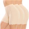 UMIPUBO Pantaloncini Sottogonna Donna 3 Pezzi, Anti sfregamento Boxer, Pantaloni di Sicurezza Senza Cuciture, Vita Alta Mutande Shorts Elasticizzati, Leggings Corti, Traspirante Mutandine