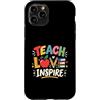 Inspired Classroom Designs Custodia per iPhone 11 Pro Insegnare amore ispirare insegnante Apple Pencil Libri Scuola