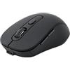 Bluestork M-WL-OFF65 - Mouse senza fili Bluetooth ricaricabile | Doppia connessione Bluetooth 2,4 GHz, clic silenziosi, ricarica USB-C fino a 4800 DPI, 6 pulsanti