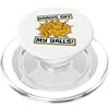 Deko Schlange Stofftier XXL Kuscheltier Hands Off My Balls Python Serpente Banana Ball Python PopSockets PopGrip per MagSafe