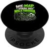 Regalo per esploratore di speleologia e Make The Map esploratore di caverne per speleologia PopSockets PopGrip Adesivo