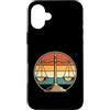 Retro Justice Designs Custodia per iPhone 16 Plus Retro Scale di giustizia Avvocato Avvocato Studente di giurisprudenza