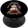 Jesus And Coffee Lover Gifts Cristo offre perdono a tutti Gesù Cristiano Caffè PopSockets PopGrip Adesivo