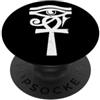 Miftees Egyptian Tees Occhio di croce Ankh invecchiato egiziano di Ra PopSockets PopGrip Adesivo