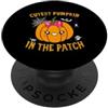 Cutest pumpkin in the patch Funny hallow Cutest Pumpkin In The Patch Halloween Bambini Ragazze Bambino PopSockets PopGrip Adesivo