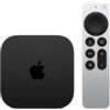 Apple TV 4K (4ª generazione) | Dolby Vision 4K, HDR10+, Dolby Atmos, audio surround da cinema, Siri Remote con funzione Dov'è