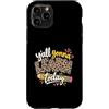 Leopard Classroom Humor Custodia per iPhone 11 Pro Y'all Gonna Learn Today - Divertente matita leopardata per insegnanti
