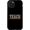 Leopard Teacher Collective Custodia per iPhone 11 Pro Insegna Leopard Print Insegnante Scuola Spirito Educatore
