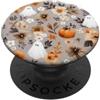 Ghost Floral Halloween Grip Holder Ghost Floral Halloween PopSockets PopGrip Adesivo