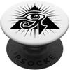 Miftees Egyptian Tees Piramide egiziana Sunburst Mystic Eye Of Ra PopSockets PopGrip Adesivo