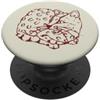 Y2K 90s Funny Cat Tomcat Kitten Art Leopardus Tilcayo Tiger Cat Y2K anni '90 PopSockets PopGrip Adesivo