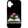 Wildflower Reading Book Flower Gifts Wom Custodia per iPhone 16 Plus Just One More - Lettore di topi di biblioteca floreale per amanti dei libri