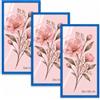 Velora Home&Living VELORA H&L H&L Set da 3 Cornici Foto Blu 50 x 100 cm - Cornice in Legno con Plexiglass Trasparente, Portafoto da Parete, Cornice per Poster, Fotografie, Puzzle, Diplomi e Certificati