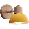 WOTTES Applique da Parete Industriale Vintage Lampada da parete Ø15CM Paralume semicircolare E27 Applique retrò illuminazione Interna per Sala da pranzo, Scala, Camera da letto