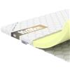 Producent materacy REM-SEN.PL REM-SEN Coprimaterasso 90x190 cm, spessore 5 cm, schiuma poliuretanica ad alta densità H3 (medio-rigida), fodera ipoallergenica lavabile con cinghie, certificato Oeko-Tex