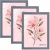 Velora Home&Living VELORA H&L H&L Set da 3 Cornici Foto Grigio 30 x 40 cm - Cornice in Legno con Plexiglass Trasparente, Portafoto da Parete, Cornice per Poster, Fotografie, Puzzle, Diplomi e Certificati