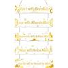 Outus Targa islamica da parete con Eid Ramadan Mubarak, decorazione da parete con Allah, frontone di Allah, targa islamica in legno da appendere, per casa islamica, forniture per Eid Al Fitr (oro)