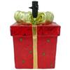 MA MAISON Base Supporto per Albero di Natale 150/180H CM - Pacco Regalo, Fiocco, in Magnesia, Decorazione, Base di Metallo -Kit di Fisaggio (28,5X28X41,5H CM)
