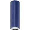 FOSKE Vela Tube5 | Plafoniera soffitto GU10, 1 luce, Blu oltremare, 20 cm