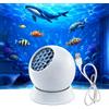 Generico Proiettore LED 360° Natale Mood Lights, Decorazione Natalizia da Interno | neve, Oceano e Natale - Luce Notturna Plug-and-Play, per Camera da Letto, Meditazione e Decorazione d'Ambiente